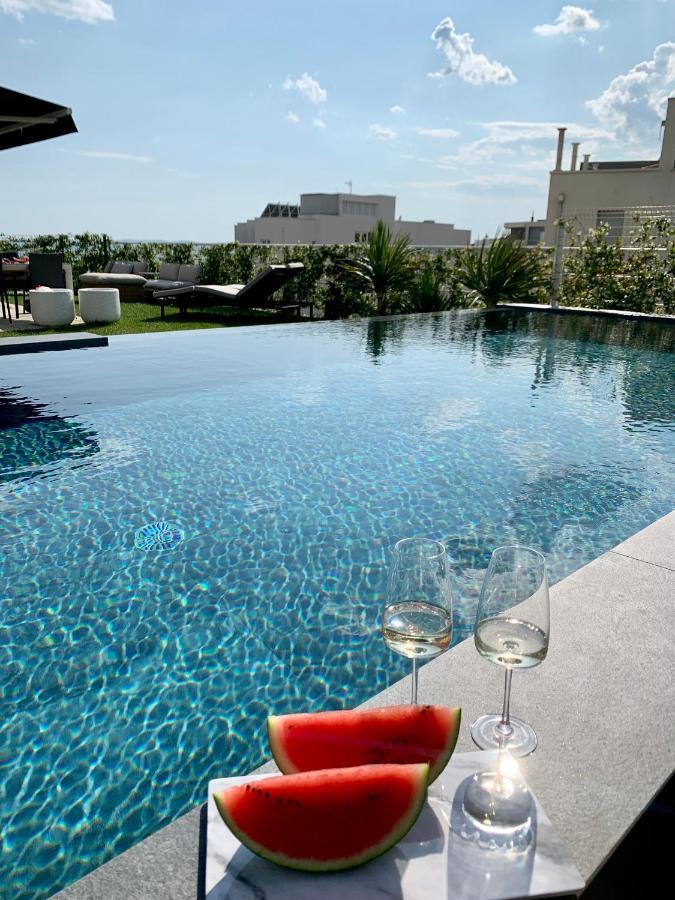 New Luxury Apartment With Private Heated Pool And Amazing Terrace With Seaview Split Exteriér fotografie