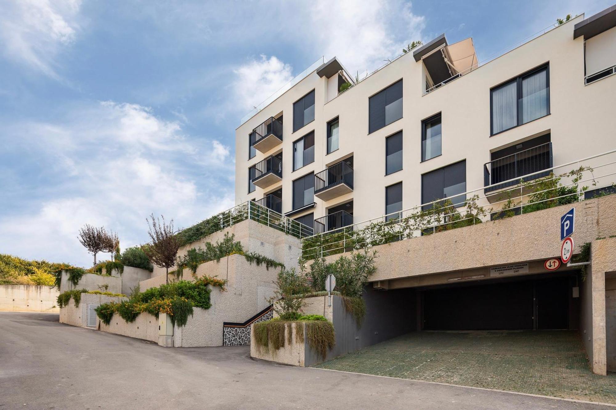 New Luxury Apartment With Private Heated Pool And Amazing Terrace With Seaview Split Exteriér fotografie