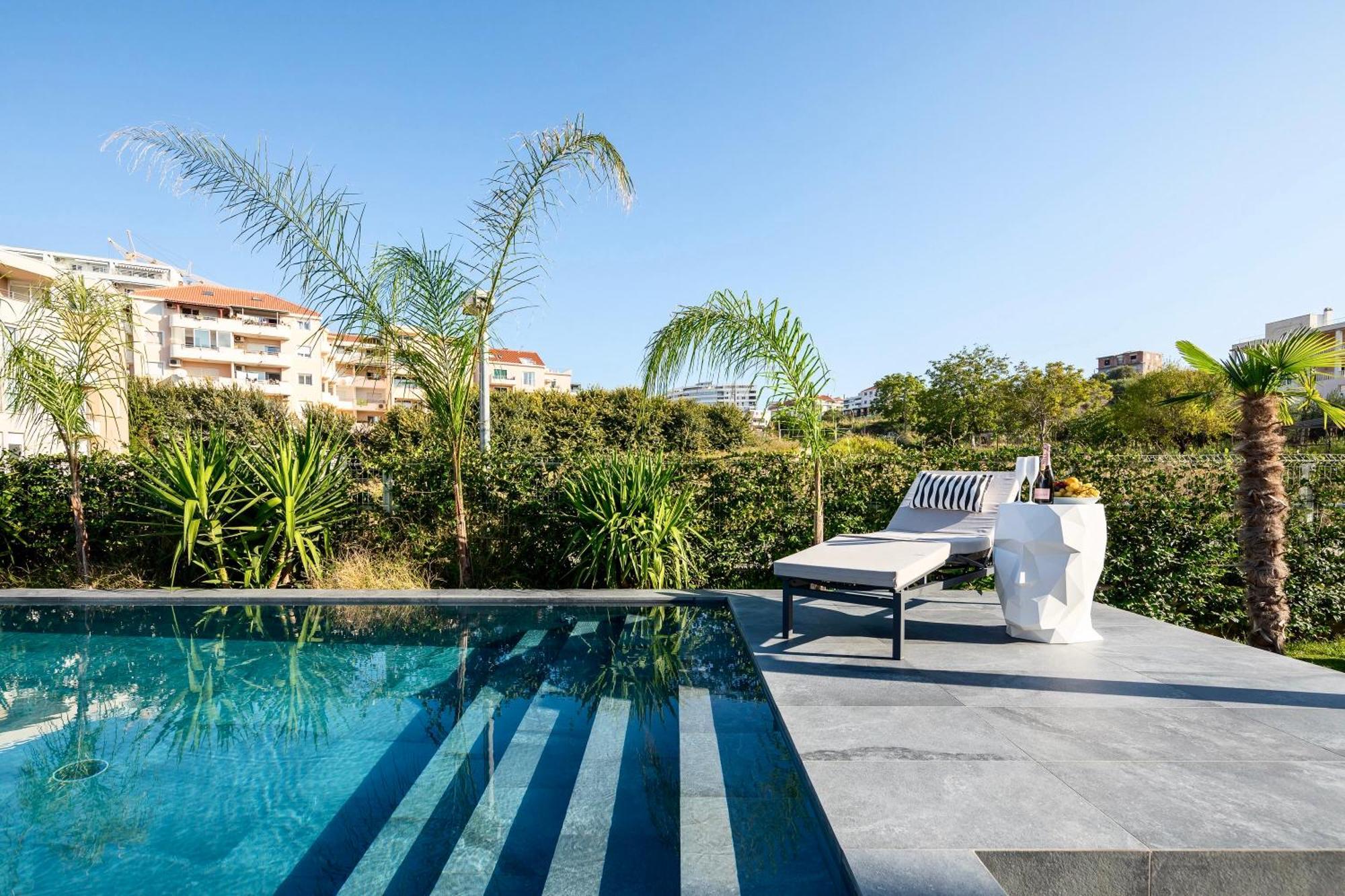 New Luxury Apartment With Private Heated Pool And Amazing Terrace With Seaview Split Exteriér fotografie