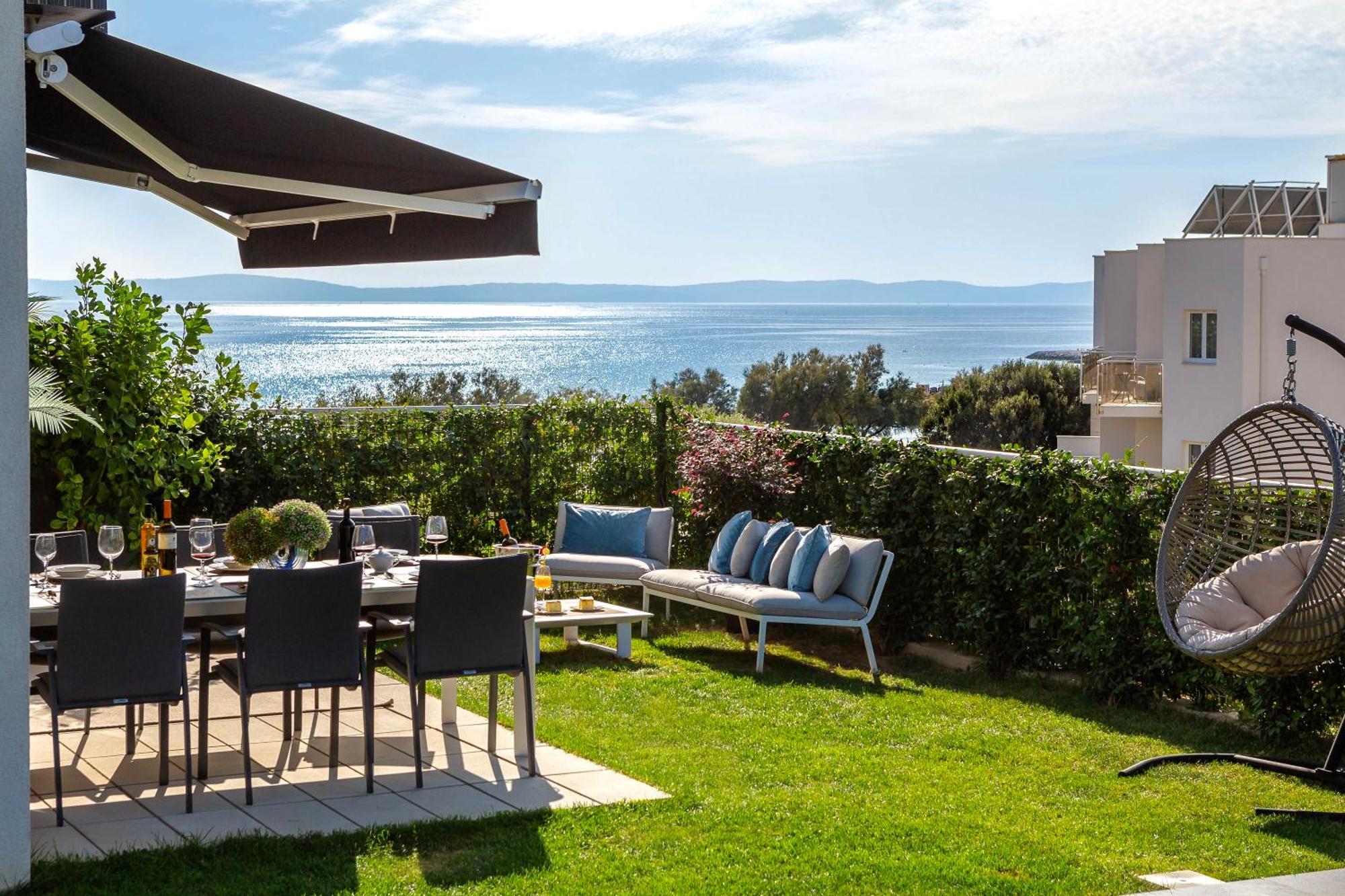 New Luxury Apartment With Private Heated Pool And Amazing Terrace With Seaview Split Exteriér fotografie