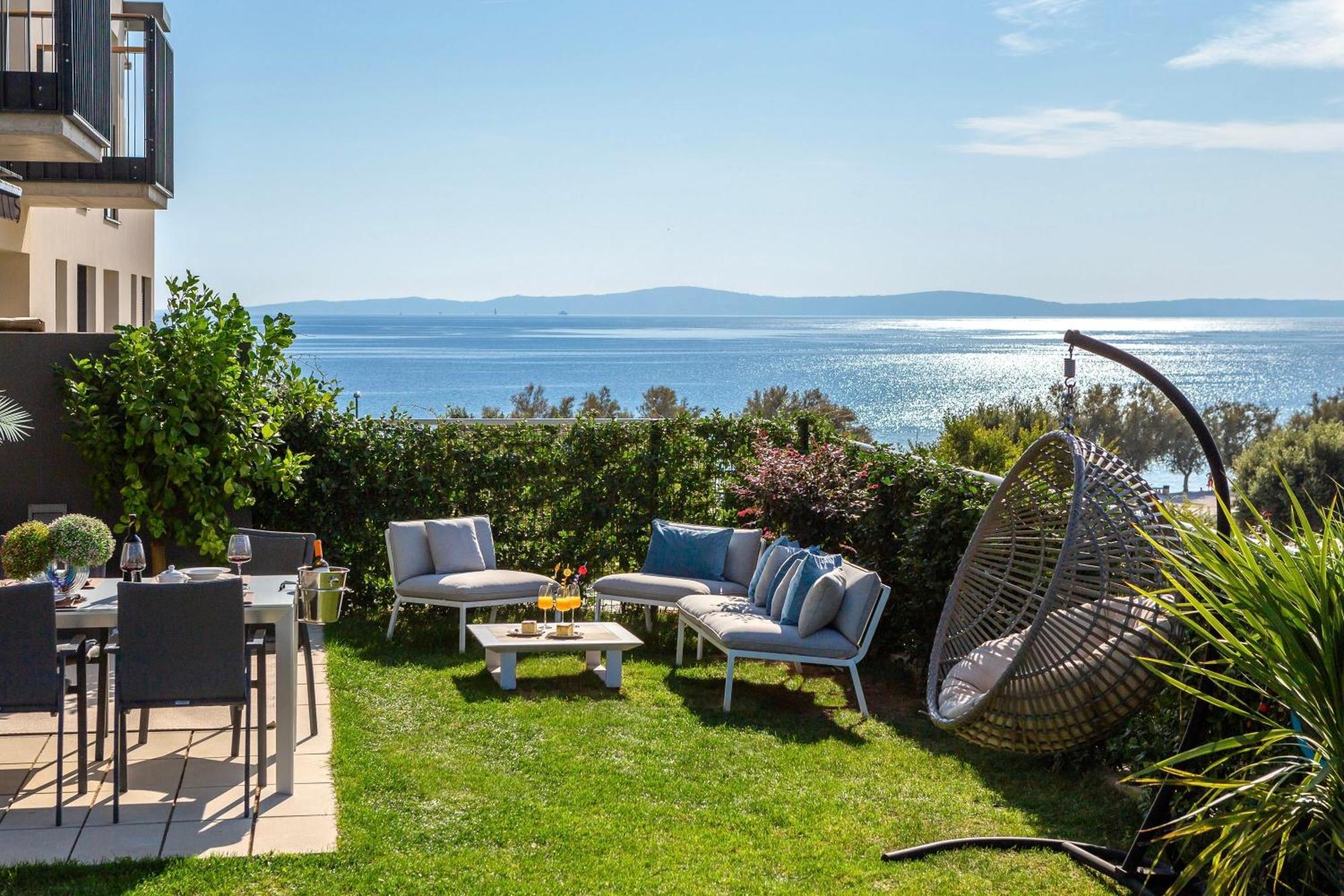 New Luxury Apartment With Private Heated Pool And Amazing Terrace With Seaview Split Exteriér fotografie
